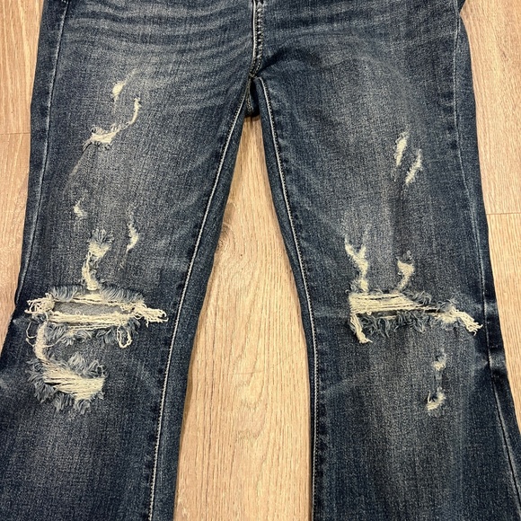 Judy Blue Trouser Flare Jeans Womens 9/29 Button Fly 70s Revival Coastal Cowgirl - Picture 6 of 17